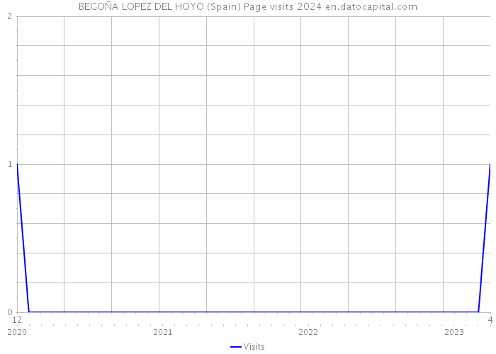 BEGOÑA LOPEZ DEL HOYO (Spain) Page visits 2024 
