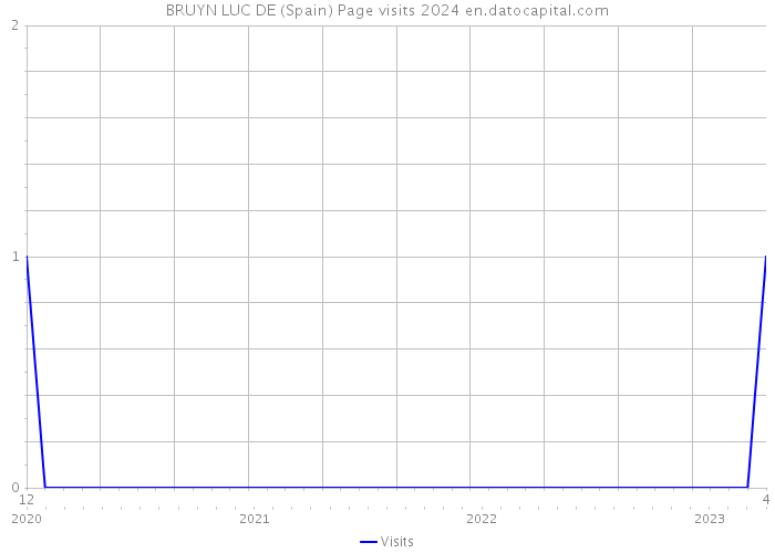 BRUYN LUC DE (Spain) Page visits 2024 