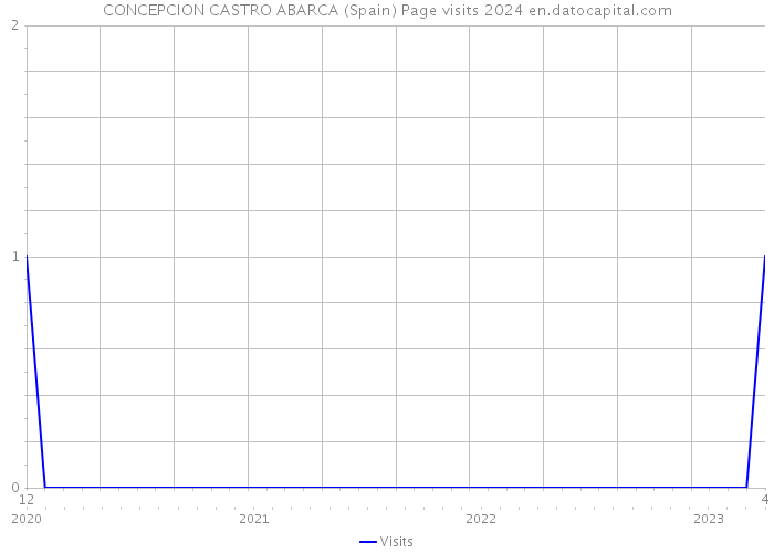 CONCEPCION CASTRO ABARCA (Spain) Page visits 2024 
