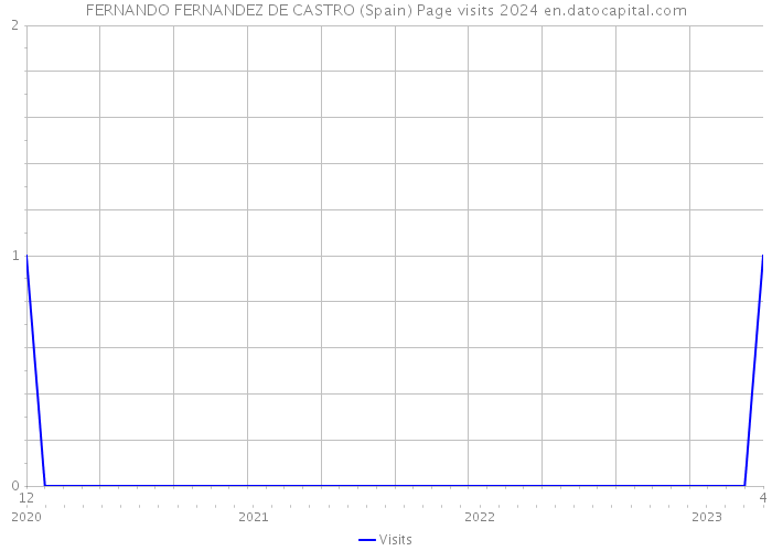 FERNANDO FERNANDEZ DE CASTRO (Spain) Page visits 2024 
