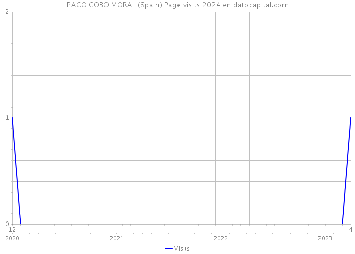 PACO COBO MORAL (Spain) Page visits 2024 