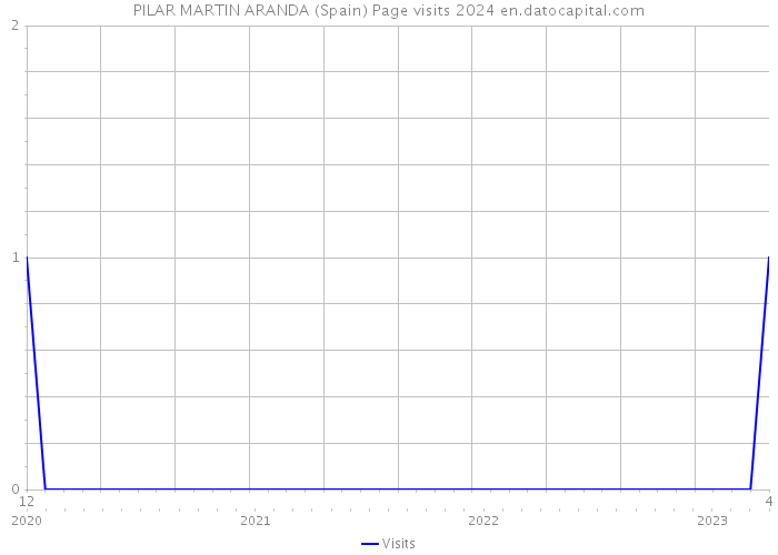 PILAR MARTIN ARANDA (Spain) Page visits 2024 