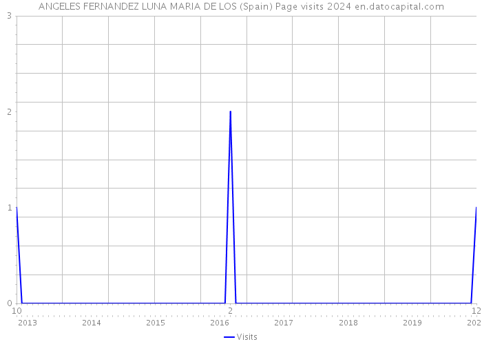 ANGELES FERNANDEZ LUNA MARIA DE LOS (Spain) Page visits 2024 