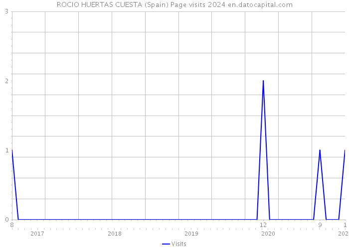 ROCIO HUERTAS CUESTA (Spain) Page visits 2024 