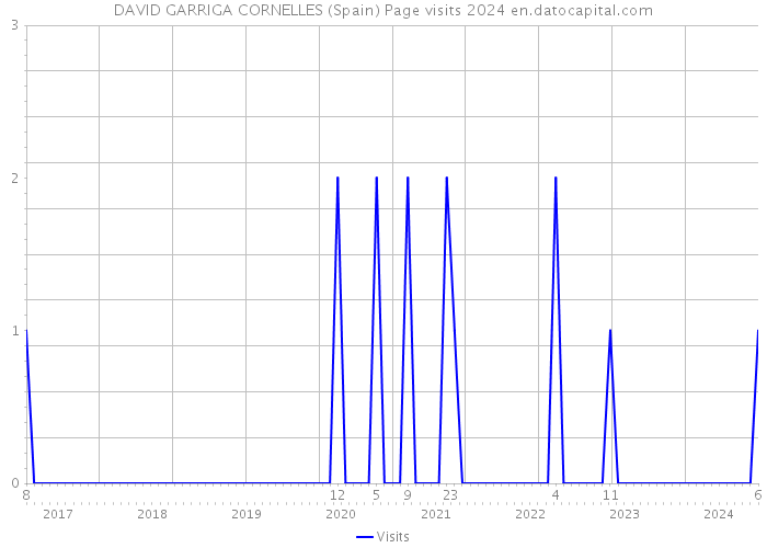 DAVID GARRIGA CORNELLES (Spain) Page visits 2024 