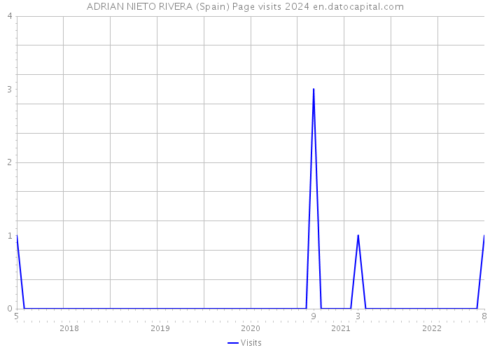 ADRIAN NIETO RIVERA (Spain) Page visits 2024 