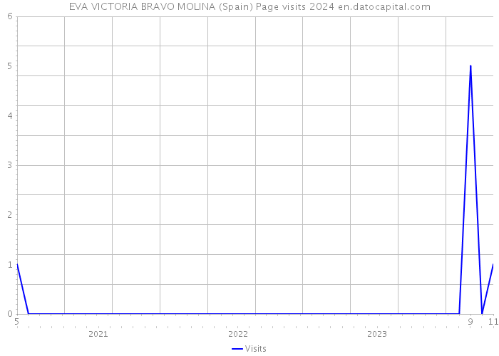 EVA VICTORIA BRAVO MOLINA (Spain) Page visits 2024 