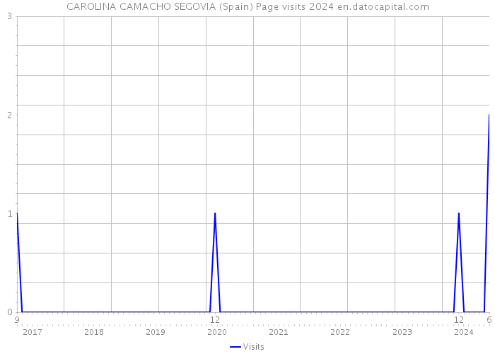 CAROLINA CAMACHO SEGOVIA (Spain) Page visits 2024 