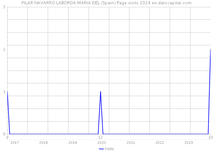 PILAR NAVARRO LABORDA MARIA DEL (Spain) Page visits 2024 