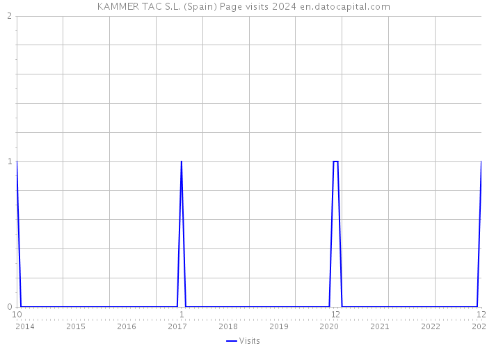 KAMMER TAC S.L. (Spain) Page visits 2024 