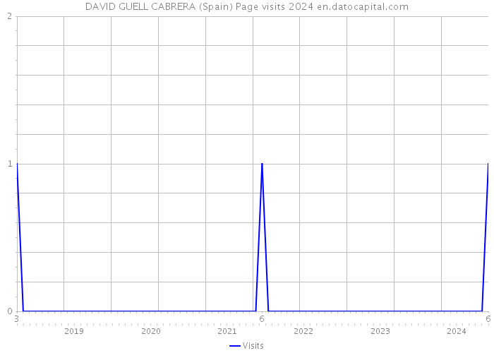 DAVID GUELL CABRERA (Spain) Page visits 2024 