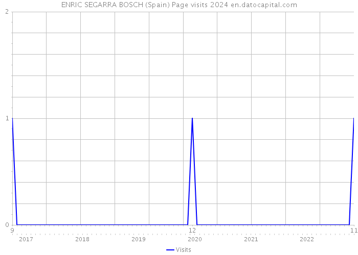 ENRIC SEGARRA BOSCH (Spain) Page visits 2024 
