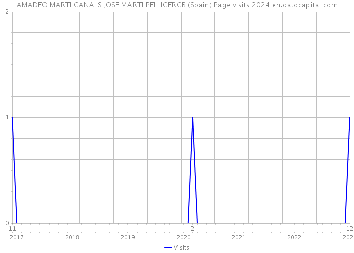 AMADEO MARTI CANALS JOSE MARTI PELLICERCB (Spain) Page visits 2024 