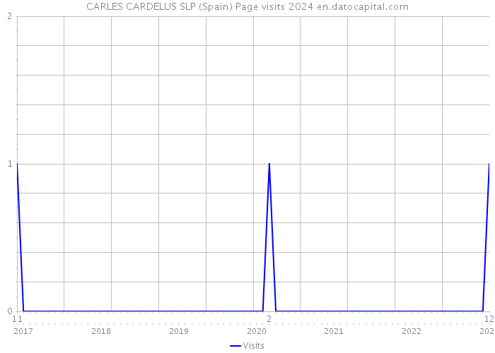 CARLES CARDELUS SLP (Spain) Page visits 2024 