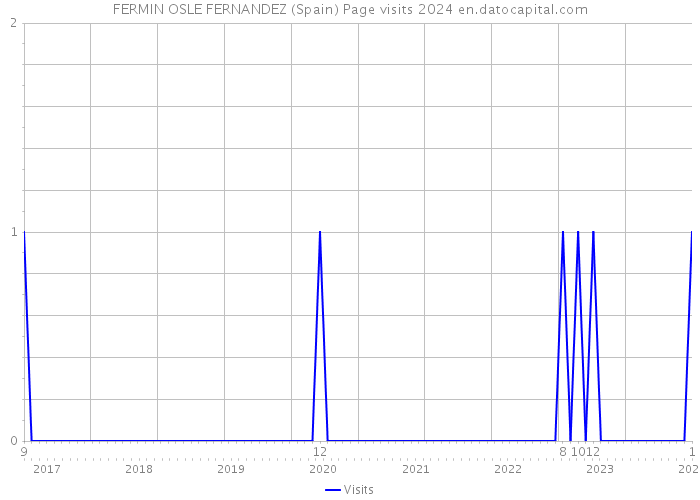 FERMIN OSLE FERNANDEZ (Spain) Page visits 2024 