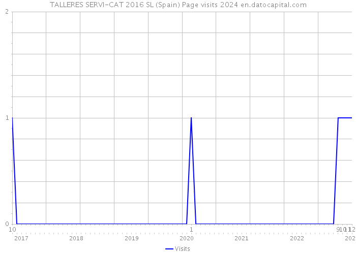 TALLERES SERVI-CAT 2016 SL (Spain) Page visits 2024 