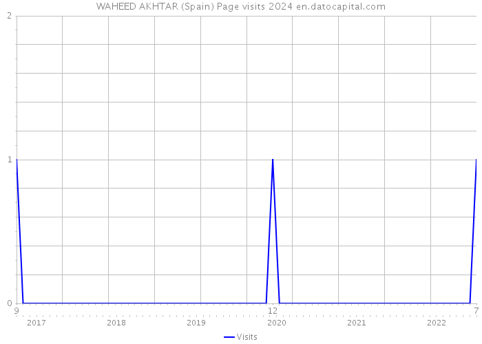 WAHEED AKHTAR (Spain) Page visits 2024 
