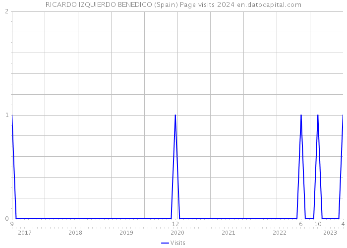 RICARDO IZQUIERDO BENEDICO (Spain) Page visits 2024 