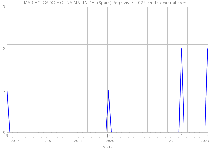 MAR HOLGADO MOLINA MARIA DEL (Spain) Page visits 2024 