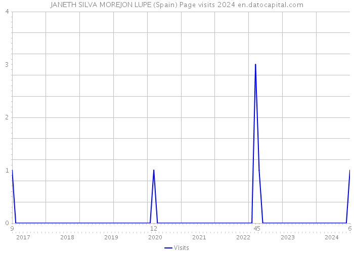 JANETH SILVA MOREJON LUPE (Spain) Page visits 2024 