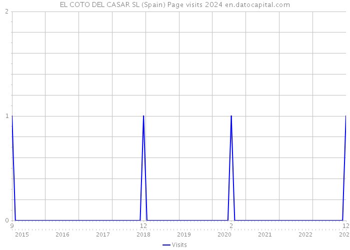 EL COTO DEL CASAR SL (Spain) Page visits 2024 