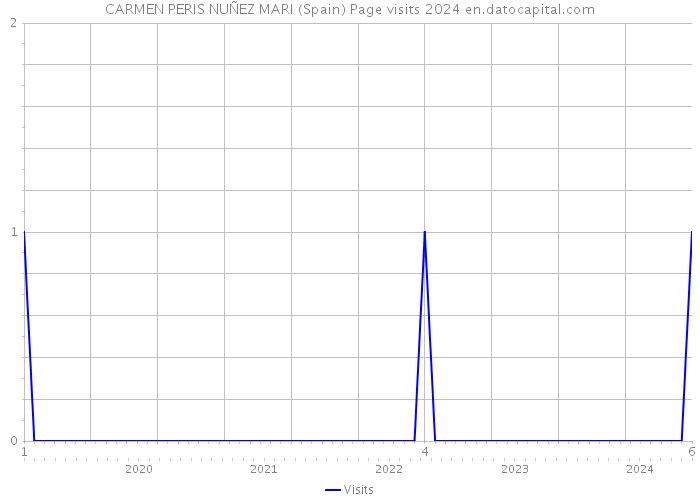 CARMEN PERIS NUÑEZ MARI (Spain) Page visits 2024 