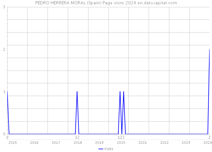 PEDRO HERRERA MORAL (Spain) Page visits 2024 