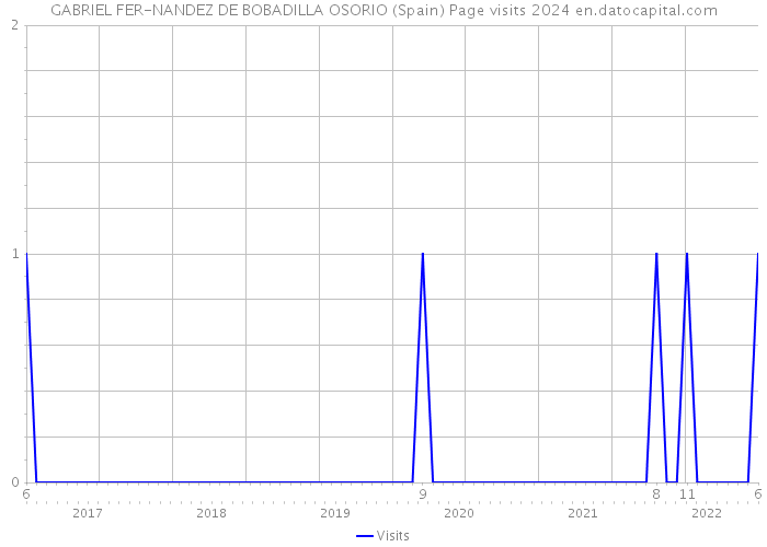 GABRIEL FER-NANDEZ DE BOBADILLA OSORIO (Spain) Page visits 2024 