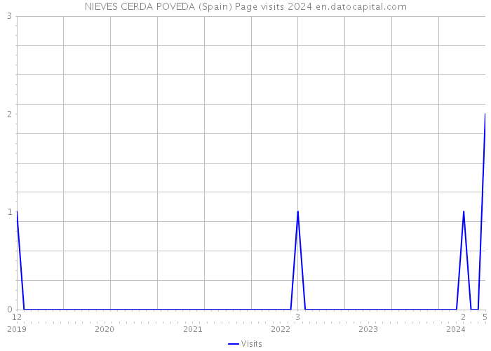 NIEVES CERDA POVEDA (Spain) Page visits 2024 