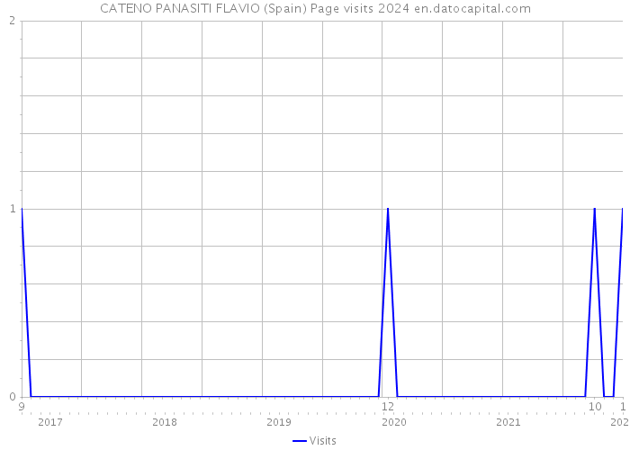 CATENO PANASITI FLAVIO (Spain) Page visits 2024 