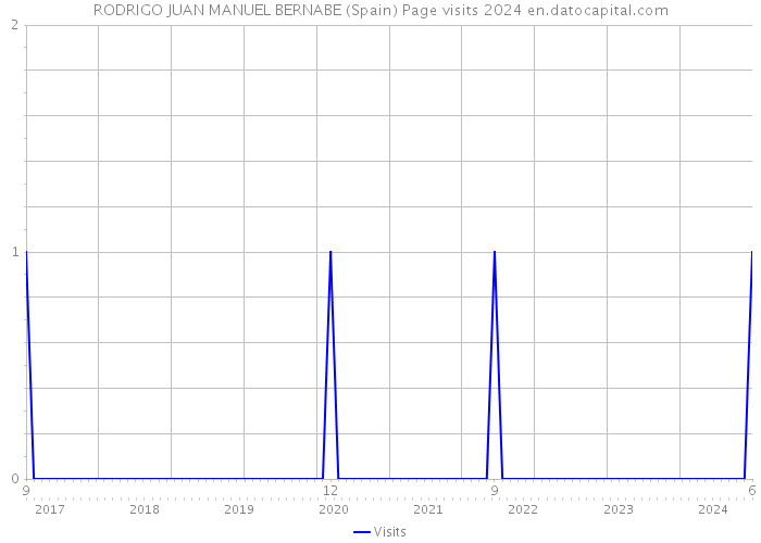 RODRIGO JUAN MANUEL BERNABE (Spain) Page visits 2024 