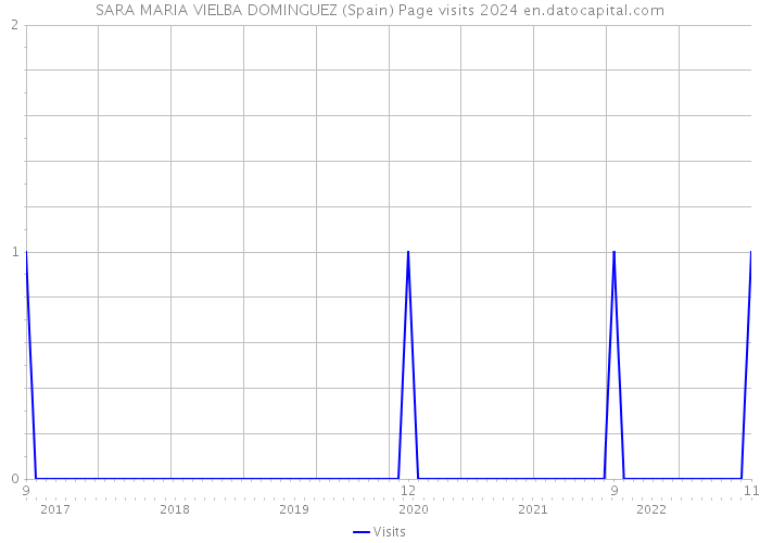 SARA MARIA VIELBA DOMINGUEZ (Spain) Page visits 2024 