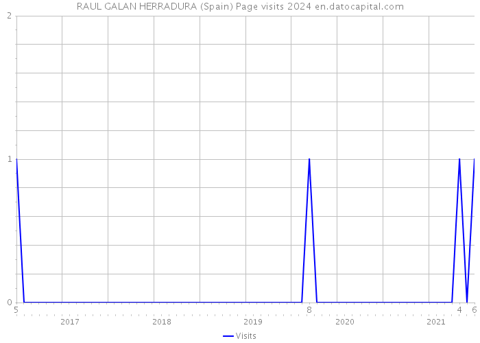 RAUL GALAN HERRADURA (Spain) Page visits 2024 