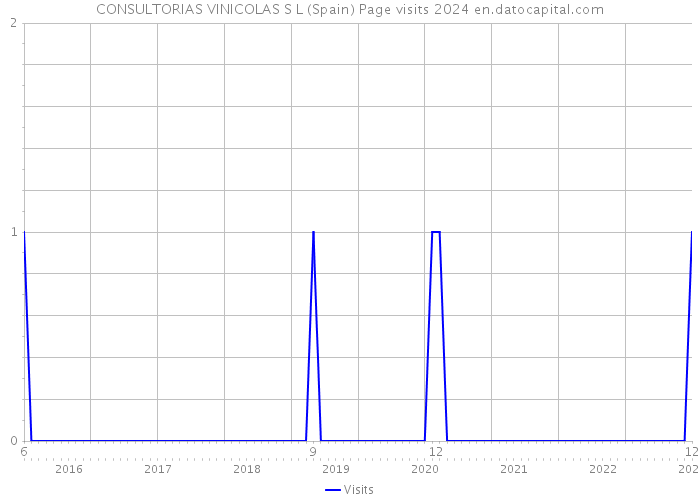 CONSULTORIAS VINICOLAS S L (Spain) Page visits 2024 