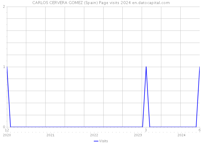 CARLOS CERVERA GOMEZ (Spain) Page visits 2024 