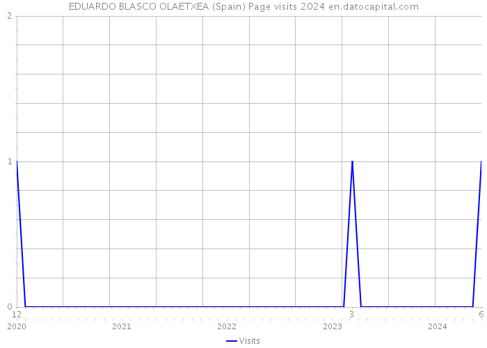 EDUARDO BLASCO OLAETXEA (Spain) Page visits 2024 