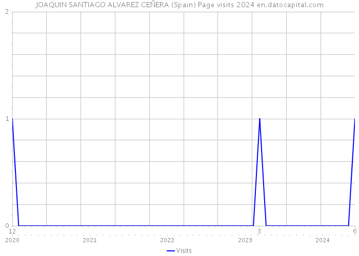 JOAQUIN SANTIAGO ALVAREZ CEÑERA (Spain) Page visits 2024 