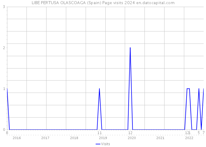 LIBE PERTUSA OLASCOAGA (Spain) Page visits 2024 