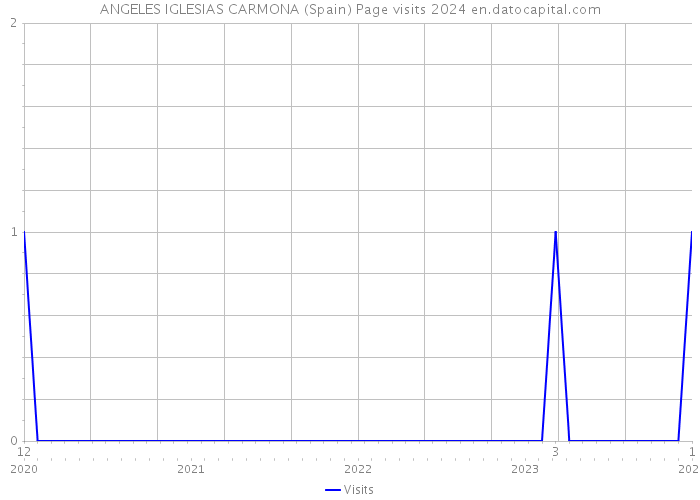 ANGELES IGLESIAS CARMONA (Spain) Page visits 2024 