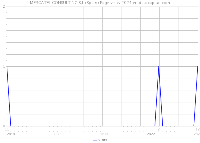 MERCATEL CONSULTING S.L (Spain) Page visits 2024 