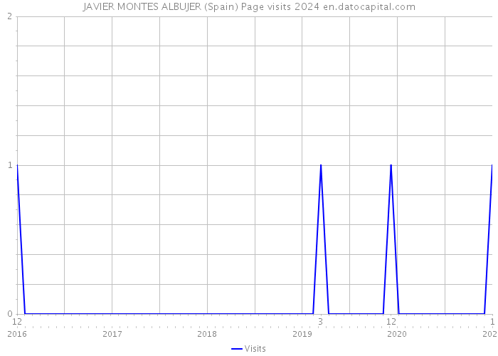 JAVIER MONTES ALBUJER (Spain) Page visits 2024 