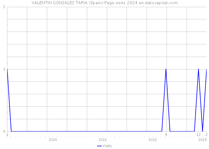 VALENTIN GONZALEZ TAPIA (Spain) Page visits 2024 