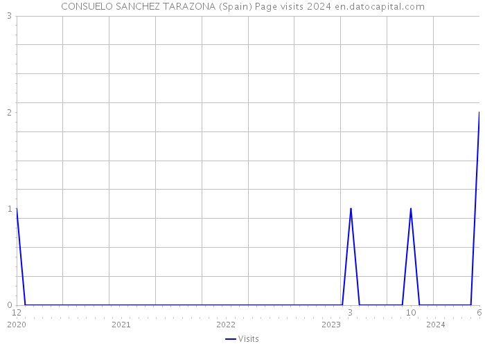 CONSUELO SANCHEZ TARAZONA (Spain) Page visits 2024 