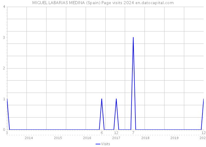 MIGUEL LABARIAS MEDINA (Spain) Page visits 2024 