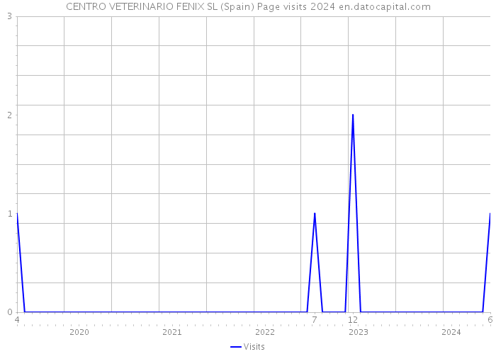 CENTRO VETERINARIO FENIX SL (Spain) Page visits 2024 