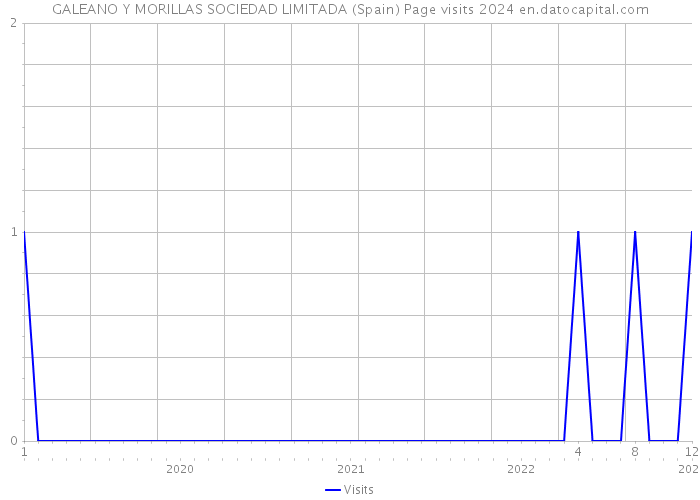 GALEANO Y MORILLAS SOCIEDAD LIMITADA (Spain) Page visits 2024 