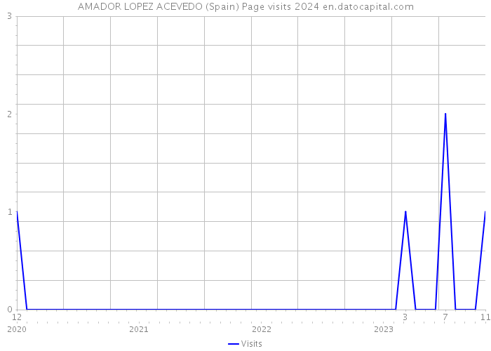 AMADOR LOPEZ ACEVEDO (Spain) Page visits 2024 