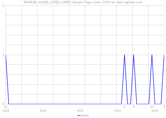 MANUEL ANGEL LOPEZ LOPEZ (Spain) Page visits 2024 