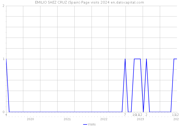 EMILIO SAEZ CRUZ (Spain) Page visits 2024 