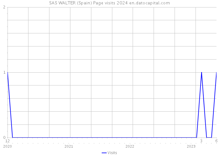 SAS WALTER (Spain) Page visits 2024 